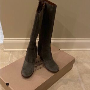 Kork-Ease Gray Knee-High Women's Boots